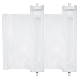 Sharp Machine Washable ES-LP1 ES-LP2 Lint Filter, Scum Removing Net, Lint Dust Filter, Sharp, Waste Removal Filter, Garbage Removal Net, Compatible Set of 2