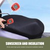 DACIRTY Motorcycle Seat Cover, Heat-insulating Double-sided Mesh Holes Breathable Burn-resistant