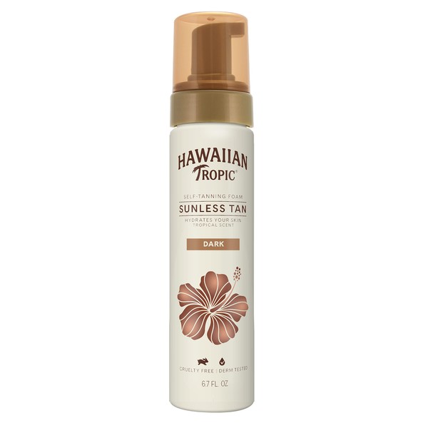 Hawaiian Tropic Hawaiian Tropic Sunless Tan Dark Self-Tanning Foam, 6.7oz