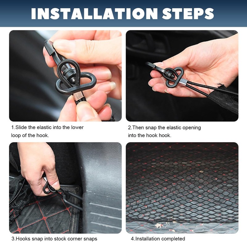 ZNDAW Stretchable Cargo Net, Adjustable Elastic Storage Mesh Nets, Envelope