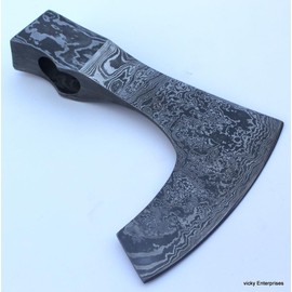 Damascus Steel Axe Hatchet Head