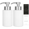 Foaming Soap Dispenser Set, 12 Oz Glass Hand Soap Dispenser