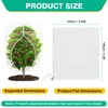 2 Pack Winter Fruit Tree Netting Sets with Zipper Drawstring,