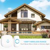 SECRUI Wireless Doorbell with 3 receivers, Waterproof Mini Doorbell 1,000ft