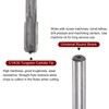 sourcing map Chucking Reamer 6.4mm H7 C1/K30 Carbide Tip Precision