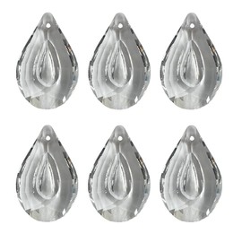 sky voyage Suncatcher Dragon Eyes 38mm Transparent Chandelier Prism Set of 6 Handmade Accessories DIY