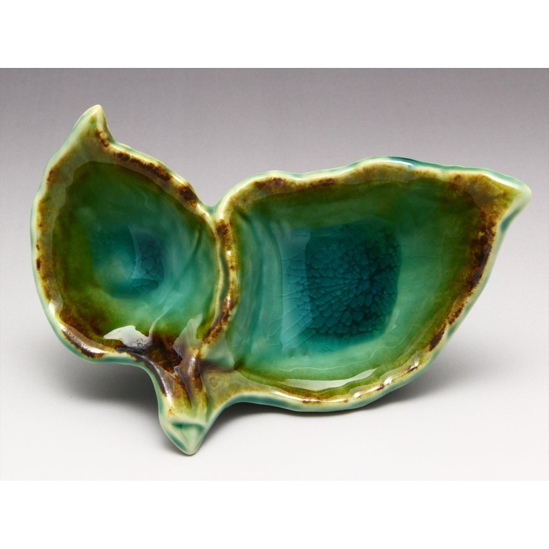 Mino Ware 131-0519 Partition Plate, Shinkai Glaze