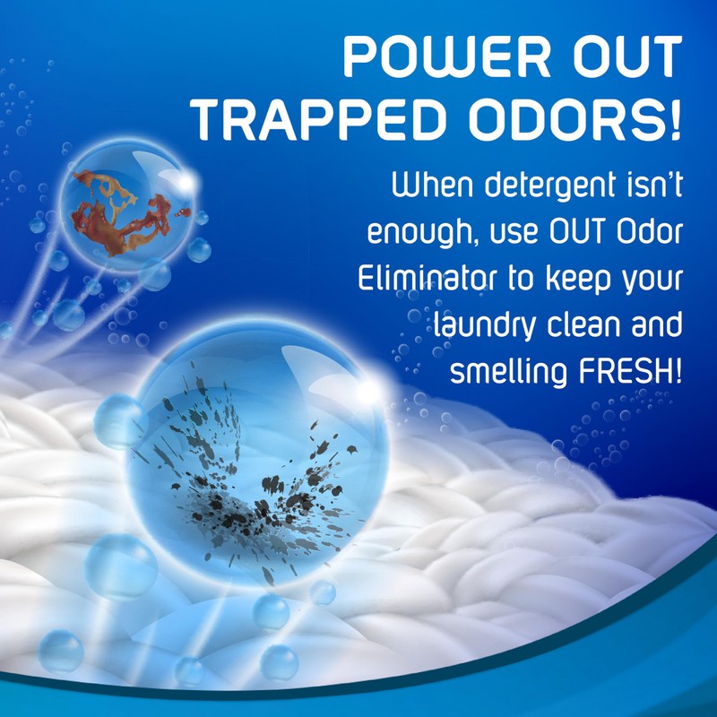 OUT ProWash Workwear Stain Remover Laundry Detergent and Odor Eliminator,