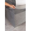 Faux Suede Divan Bed Base Wrap Deep Fit Valance in