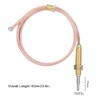Gas Thermocouple, M8 Thread Heating Gas Burner Thermocouple Probe 600mm