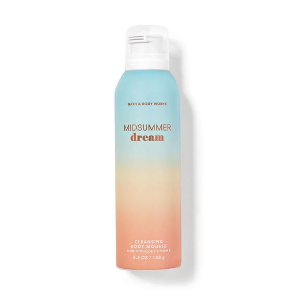Bath & Body Works Midsummer Dreamer Cleansing Body Mousse 5.3 Ounce for Cleaning and Shaving (Midsummer Dreamer)