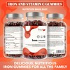 Iron & Vitamin C - 60 Natural Cherry Flavour Gummies