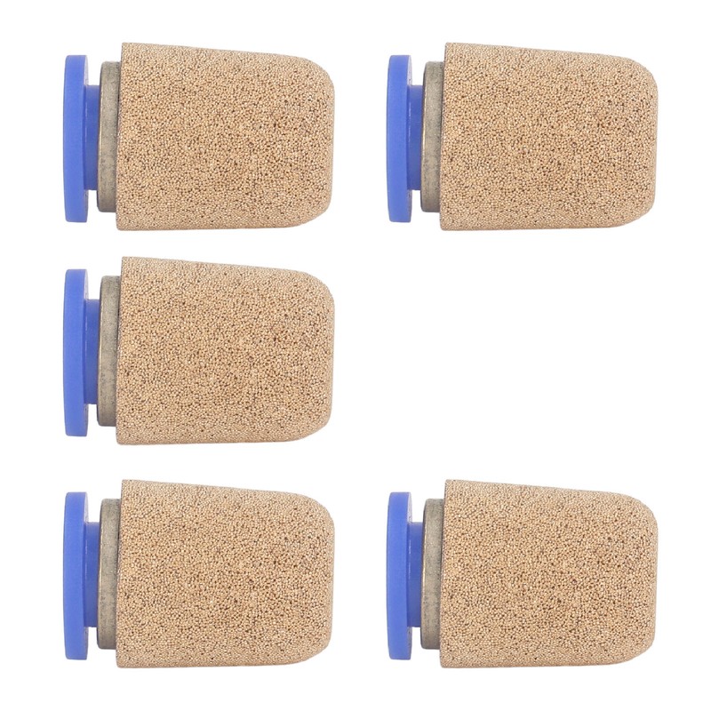 5Pcs Brass Pneumatic Exhaust Muffler Silencer Impact Resistant Efficient Noise