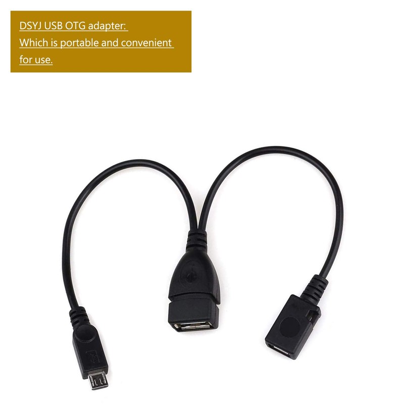 DSYJ DSYJ-D0000101 Micro USB Host OTG Cable with Micro USB