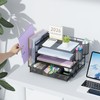 gianotter Desk Organizers and Accessories with File Holder, 4-Tier Desk