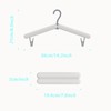 LMSAWK 1 Pcs Foldable Coat Hangers, Travel Foldable Portable Hangers,