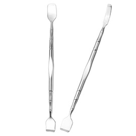 2 Pcs Stainless Steel Acne Spatula, Nose Pore Cleaning Tool, Metal Pore Extractor, Facial Massage Beauty Tool, Acne Kotor Cleaning Scraper, Perfect for Women