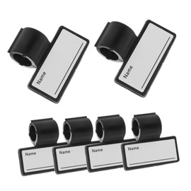 Ciieeo 6Pcs Double Sided Stethoscope Identification Tags Portable Hand Held Name Clips for Easy Labeling Safe Material Medical Professionals