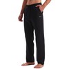 Willit Men's Cotton Yoga Sweatpants Exercise Pants Open Bottom Athletic