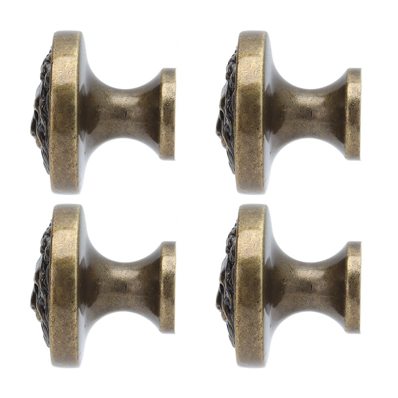 4Set Lion Head Zinc Alloy Cabinet Door Handle Modern Antique
