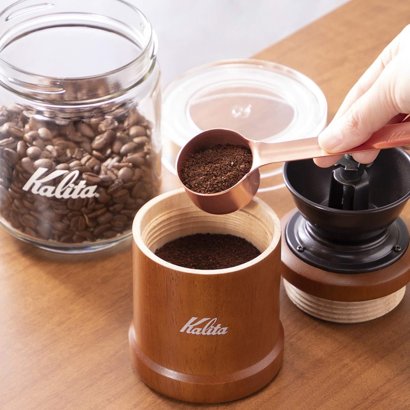カリタ Kalita コーヒーメジャー ステンレス製 プレイティング L ブロンズ仕上げ TSUBAME & Kalita