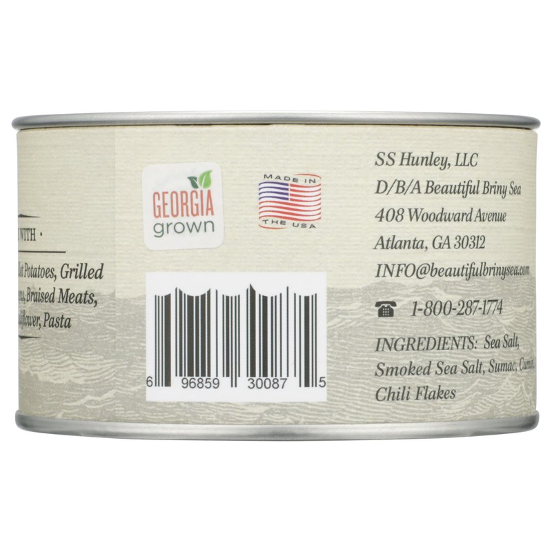 BEAUTIFUL BRINY SEA Campfire Sea Salt, 6.5 OZ