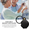 HYRZD 10X Pocket Magnifying Glass,mini Folding Magnifier With Black Leather