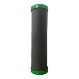 IPW Industries Inc., FX10CERAMIX - 10" x 2.5" GreenBlock Ceramic Water Filter, Activated Carbon Water Filter Replacement Cartridge - 0.2 Micron