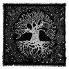 Indian Consigners Spiritual Tablecloth – White Tree of Life Cotton