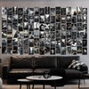 Photo Collage Kit Gloomy for Wall, 100 Pictures Black and