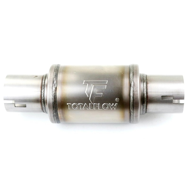 TOTALFLOW 20017N Straight Through Universal Exhaust Muffler - 409 Stainless