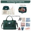 Weekender Bags for Women,Personal Item Travel Bag with Shoes Compartment,Overnight