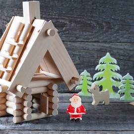 Housoutil 12 mini adornos de Navidad de Papá Noel, adornos en miniatura de Navidad, figuras de Santa Claus de resina, adornos de micropaisaje para bricolaje casa de muñecas, hadas, jardín, decoración de escritorio