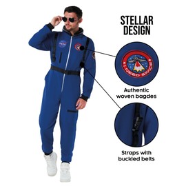 Morph, Astronaut Costume Adult, Space Suit, Adult Astronaut Costume, Astronaut Suit, Mens Astronaut Costume, L