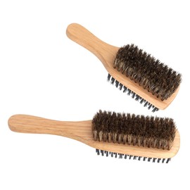 NOLITOY 2pcs Bristle Double-sided Brush Mens Beard Brush Beard Brush for Men Soft Bristle Hair Brush Mens Brush Mens Hair Brush for Thin Hair Detangling Hair Brush Hair Brush for Fine Hair
