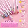 WERNNSAI Juego De Brochas De Maquillaje De Unicornio, 12 Brochas