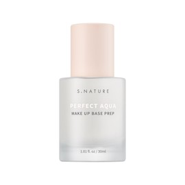 S.NATURE Perfect Aqua Makeup Base Prep, 1.0 fl oz (30 ml), Makeup Base, Preventing Sebum Collapse, Improves Makeup Performance, Non-Comedogenic Formulation, EWG Green Grade Ingredient, Squalane