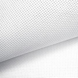 yowodana Embroidery Cloth, Cross Stitch Cloth, Set of 2, Punching Needle Cloth, Embroidery Cloth, Blank, DIY, Handicraft, Sewing Gift, 11 CT White, 11 CT White, 11.8 x 17.7 x 19.7 inches (30 x 45 cm)