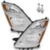 KarSpareHub Halogen Headlights for 2006-2009 Prius Base Halogen