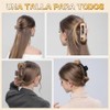 8 Piezas Pinzas para Cabello Rectangulares, Multicolor (Pack 2)