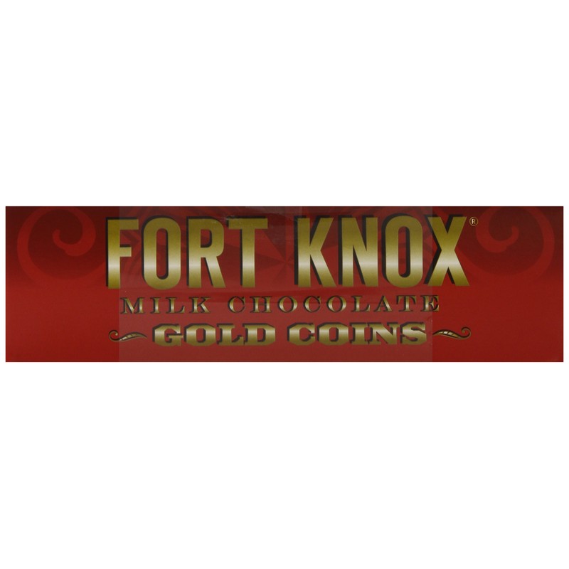 Fort Knox Foiled Milk Chocolate Gold Coins-2 Oz Mesh Bags