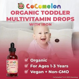 Vitaminas, Hierro Niños 1 A 3 Años Cocomelon, Importado. Sabor Naranja/vainilla