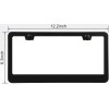 Unbranded License Plate Frame Stainless Steel Vinyl Lettering FOR Florida