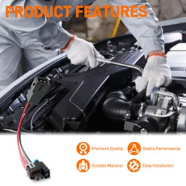 Topkidame 8Pcs Injector PnP Adaptors Plugs Compatible with LQ4 LQ9 4.8 5.3 6.0 Delphi Injectors into LS1 LT1 EV1 Wiring Harness Connectors