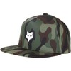 Fox Head Camo Tech Snapback Cap, Green