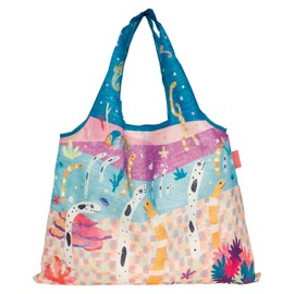 Prairie Dog Shopping Carry Blue 15.7 x 2.0 x 20.9 inches (40 x 5 x 53 cm) Shopping Bag 2-Way DJQ-11018-PO