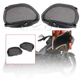 Unbranded Black Mesh Speaker Grill For Harley Road Glide CVO Custom FLTRXSE FLTR 1998-2013