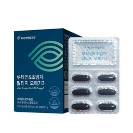 Medica Korea Dietary Supplement, Lutein Supercritical r TG Omega-3 EPA DHA 30 Capsules for daily wellness routines, tablets powder or sticks, Korean Import, Medica Korea and