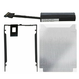2.5" SATA Hard Drive Caddy Bracket Tray with SSD HDD Cable Holder Tin Foil Replacement for Lenovo ThinkPad P72 P73 EP720 02HK806 02HK807 DC02C00CX00