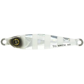 Hayabusa Tungsten Jig Jack Eye TG Swim 1.4 oz. (40 g), #5 Silver Blue Glow Zebra FS433